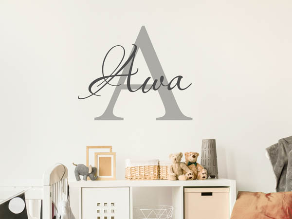 Wandtattoo Awa