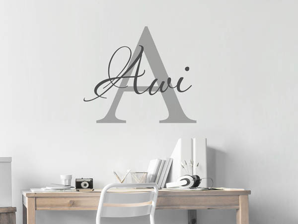 Wandtattoo Awi