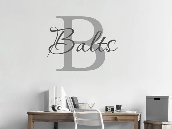 Wandtattoo Balts