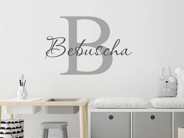 Wandtattoo Bebuscha