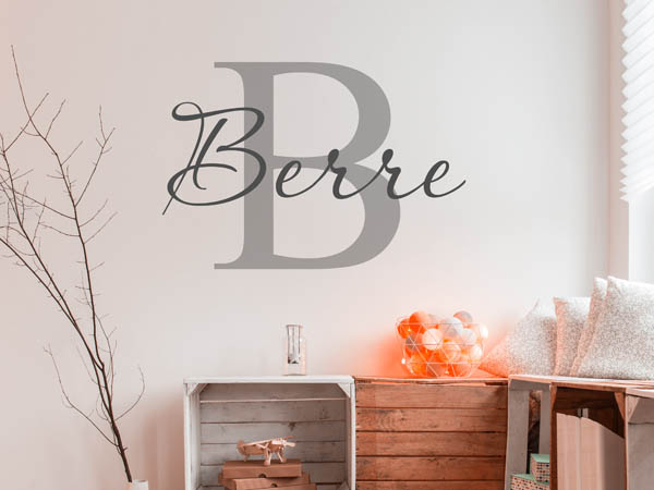 Wandtattoo Berre
