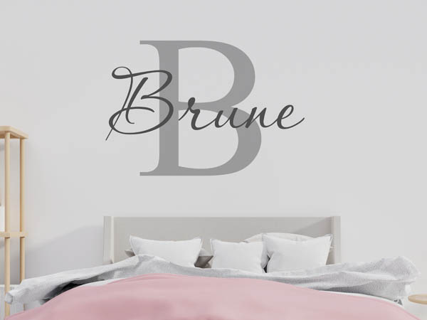 Wandtattoo Brune