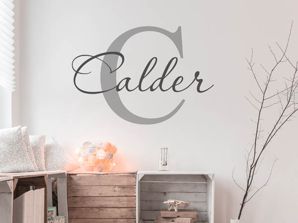 Wandtattoo Calder