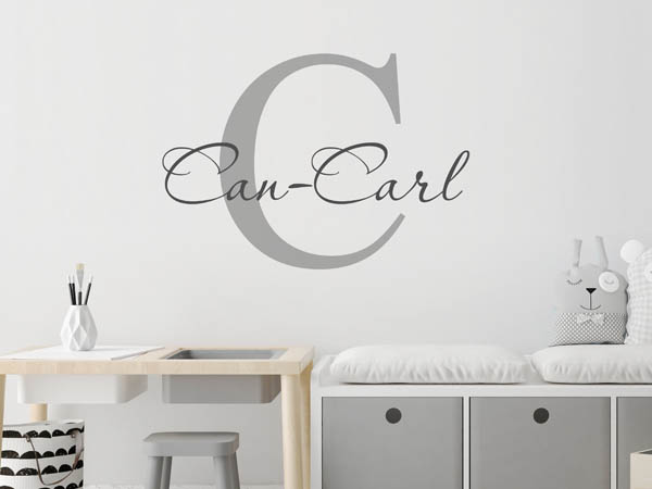 Wandtattoo Can-Carl