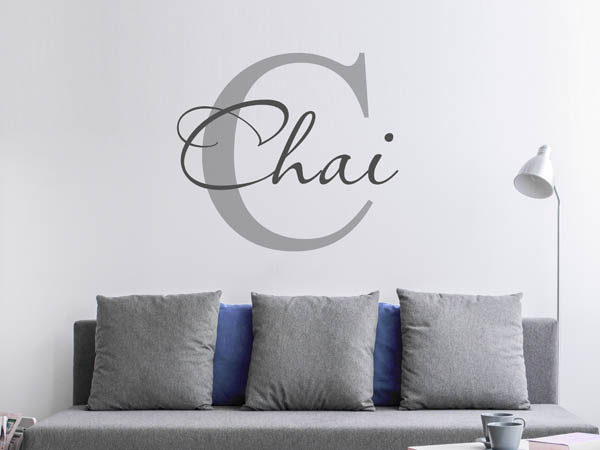 Wandtattoo Chai