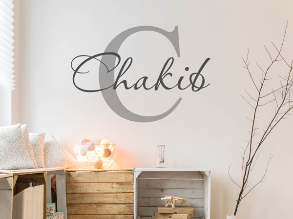 Wandtattoo Chakib