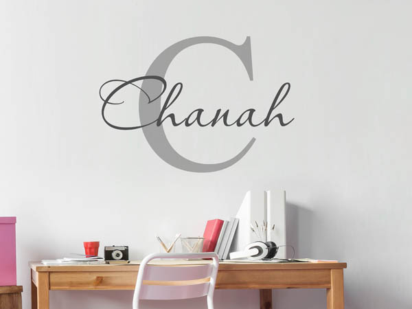 Wandtattoo Chanah