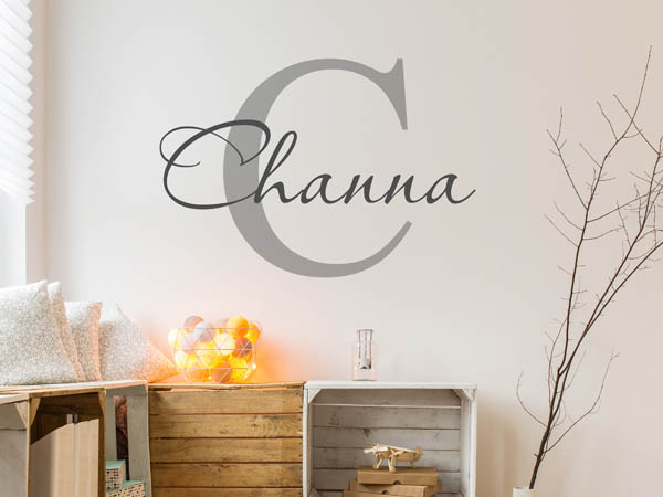 Wandtattoo Channa
