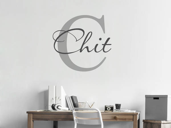 Wandtattoo Chit