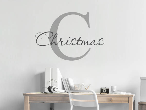 Wandtattoo Christmas
