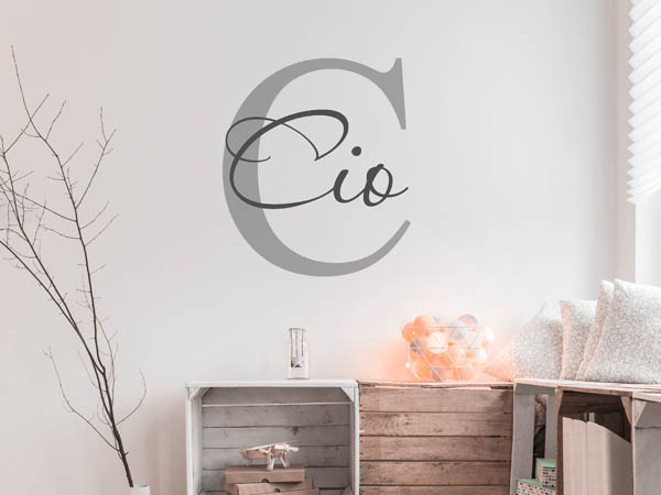 Wandtattoo Cio