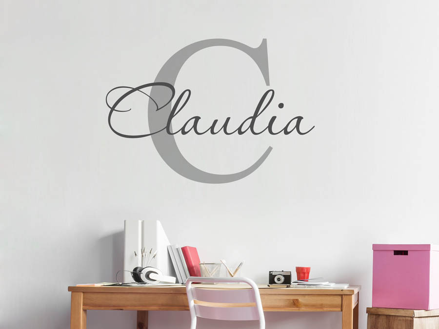 Wandtattoo Claudia