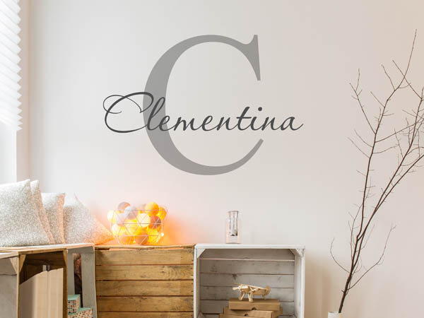 Wandtattoo Clementina