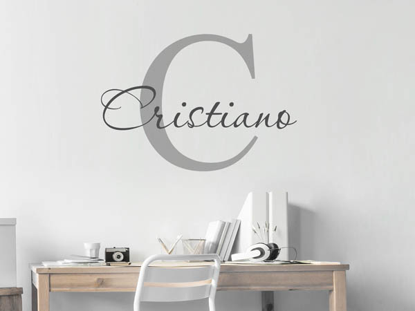 Wandtattoo Cristiano