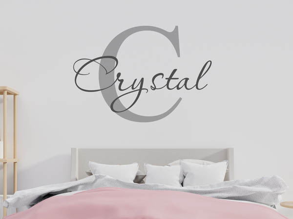 Wandtattoo Crystal