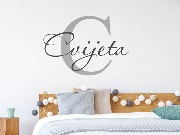 Wandtattoo Cvijeta