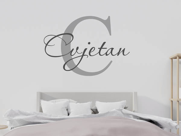 Wandtattoo Cvjetan