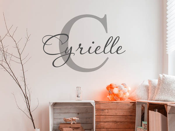 Wandtattoo Cyrielle