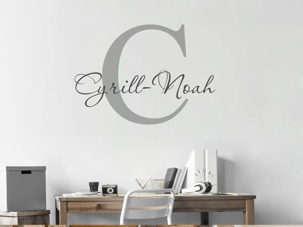 Wandtattoo Cyrill-Noah