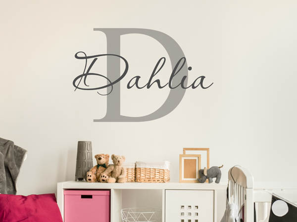 Wandtattoo Dahlia