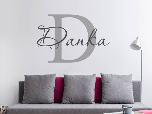 Wandtattoo Danka