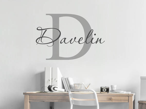 Wandtattoo Davelin