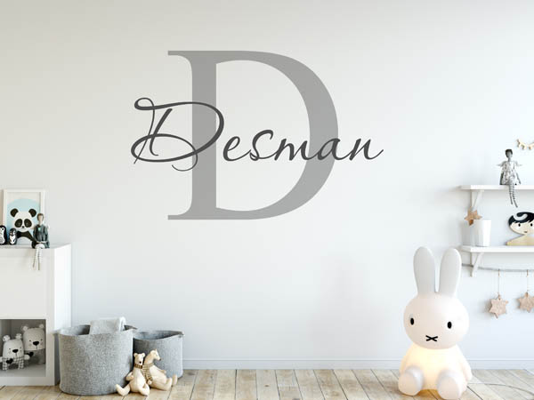 Wandtattoo Desman