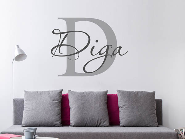 Wandtattoo Diga