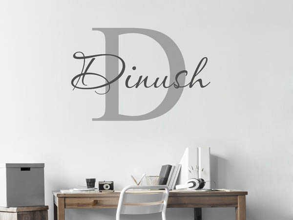 Wandtattoo Dinush