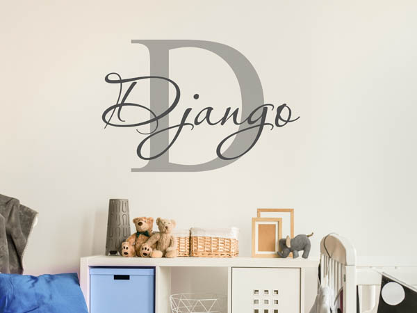 Wandtattoo Django