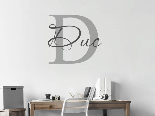Wandtattoo Duc