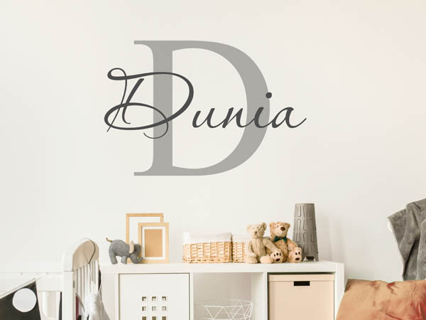 Wandtattoo Dunia