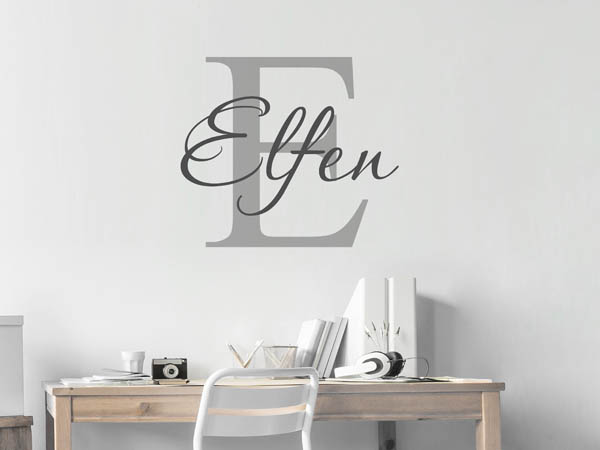 Wandtattoo Elfen