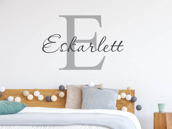 Wandtattoo Eskarlett