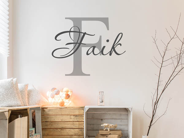 Wandtattoo Faik