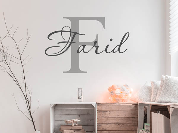 Wandtattoo Farid