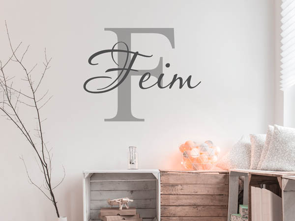 Wandtattoo Feim