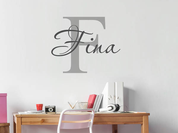 Wandtattoo Fina