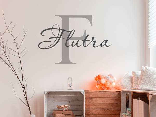 Wandtattoo Flutra