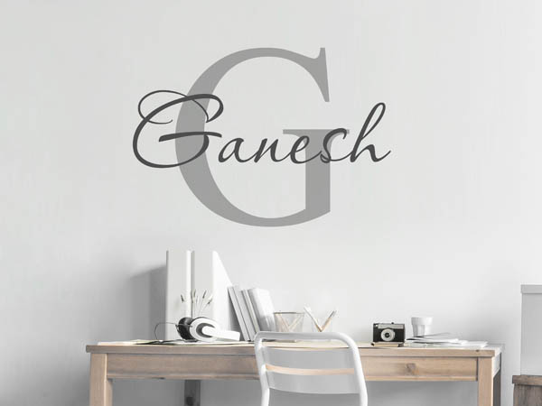 Wandtattoo Ganesh