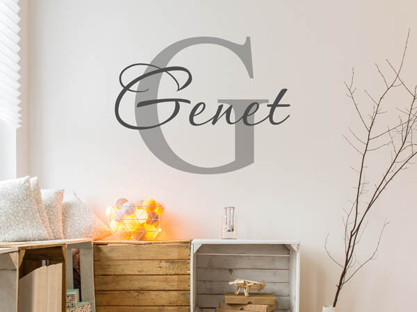 Wandtattoo Genet