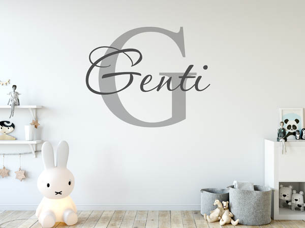 Wandtattoo Genti