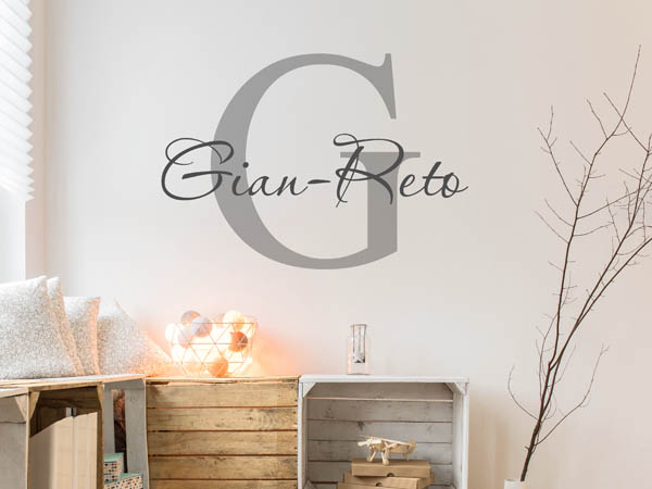 Wandtattoo Gian-Reto