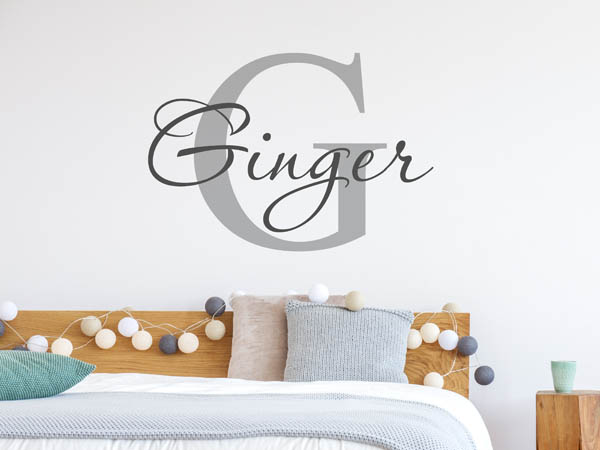 Wandtattoo Ginger