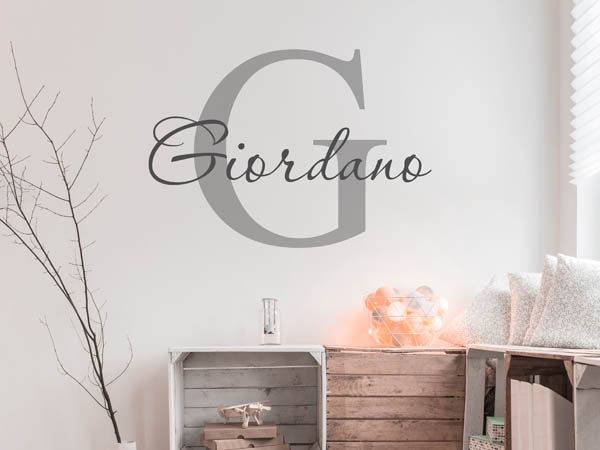 Wandtattoo Giordano