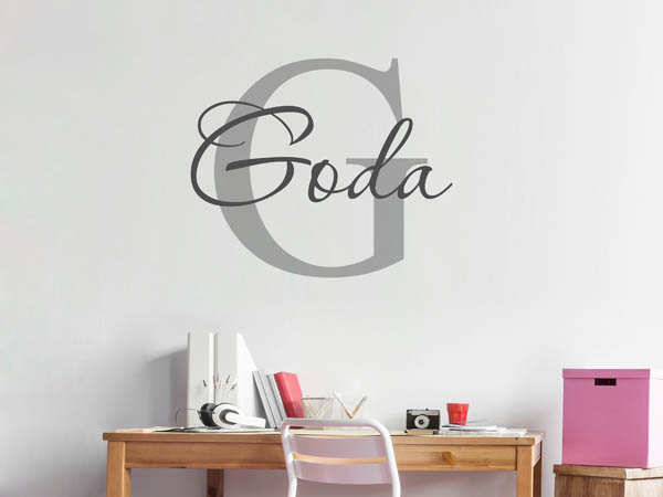Wandtattoo Goda