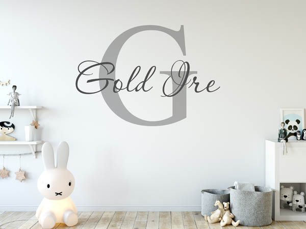 Wandtattoo Gold Ire