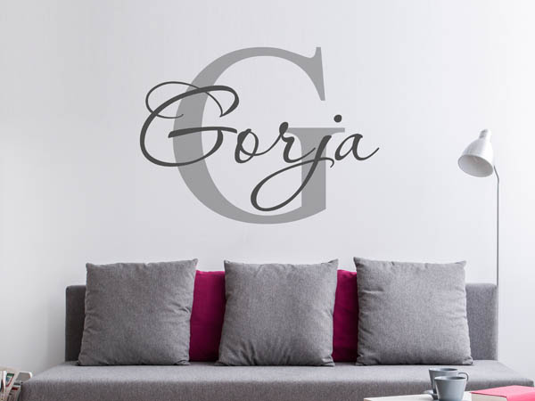 Wandtattoo Gorja