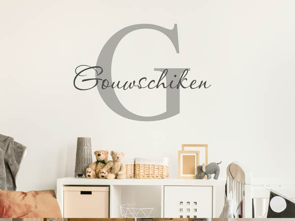 Wandtattoo Gouwschiken
