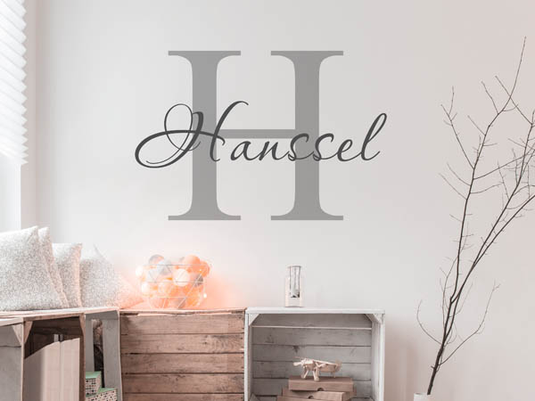 Wandtattoo Hanssel